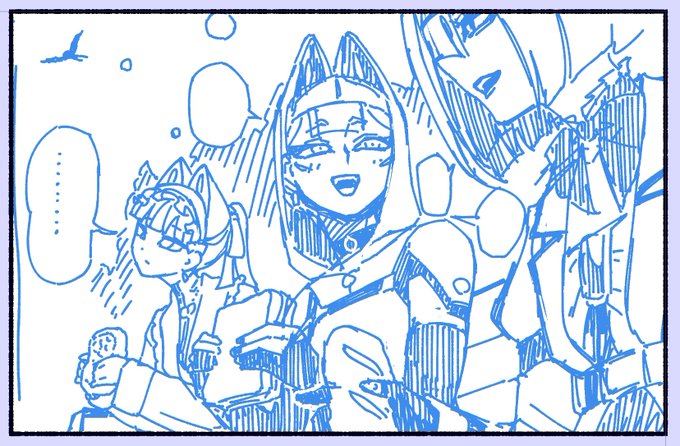 漫画のペンの太さや密度はコレぐらいでいい気がしてきた。 