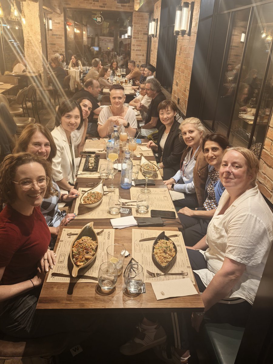A great evening to celebrate the success of #ICCH2024 conference with family of research committee <a href="/EACH_com/">Communication in Healthcare</a> #Healthcare #Communication #PersonCentredCare