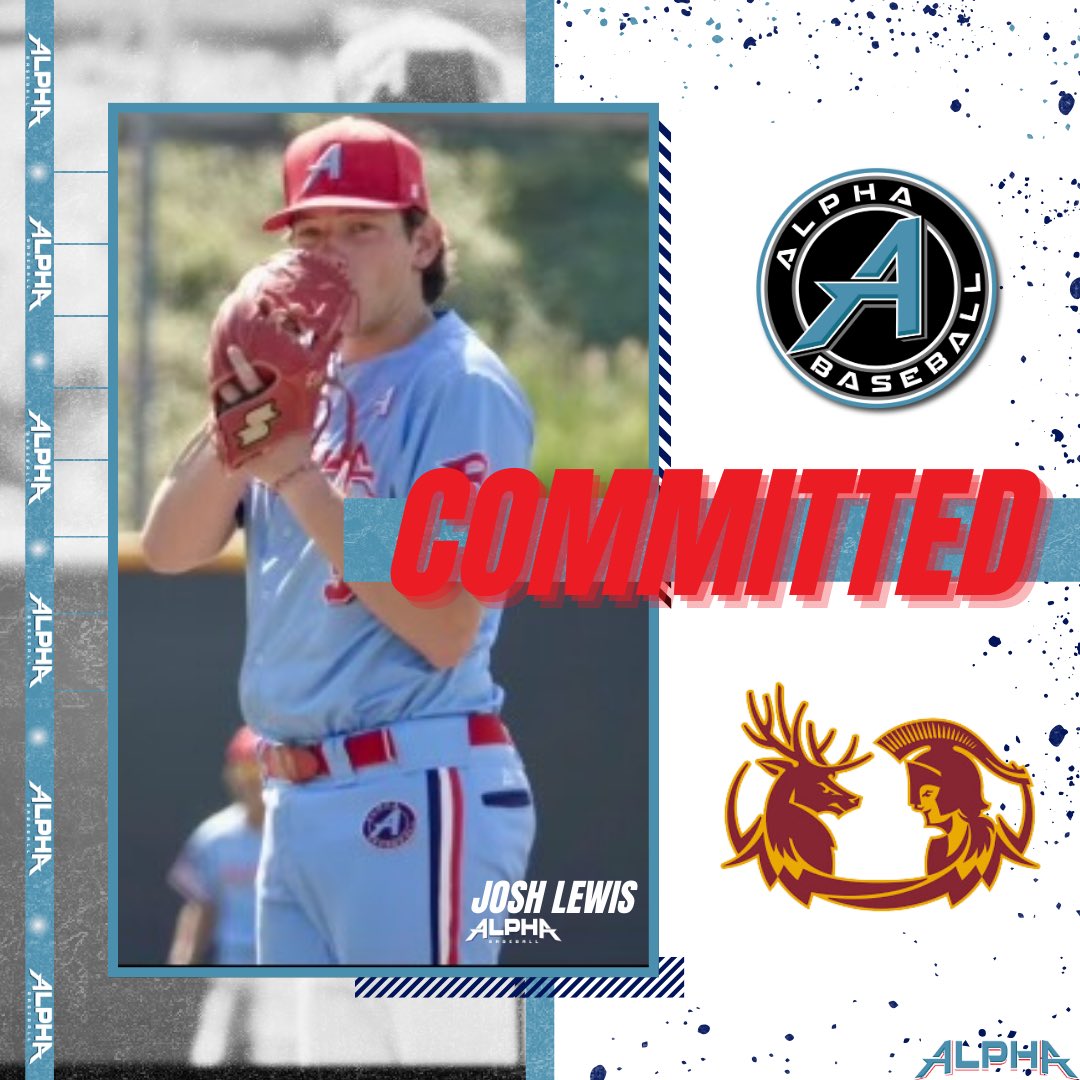Alpha Baseball (@alpha_bsb) on Twitter photo Congratulations to Josh Lewis (‘25) on his commitment to Claremont-McKenna College! #GoStags <a href="/joshlew2025/">Joshua Lewis</a> Congratulations to Josh Lewis (‘25) on his commitment to Claremont-McKenna College! #GoStags <a href="/joshlew2025/">Joshua Lewis</a>