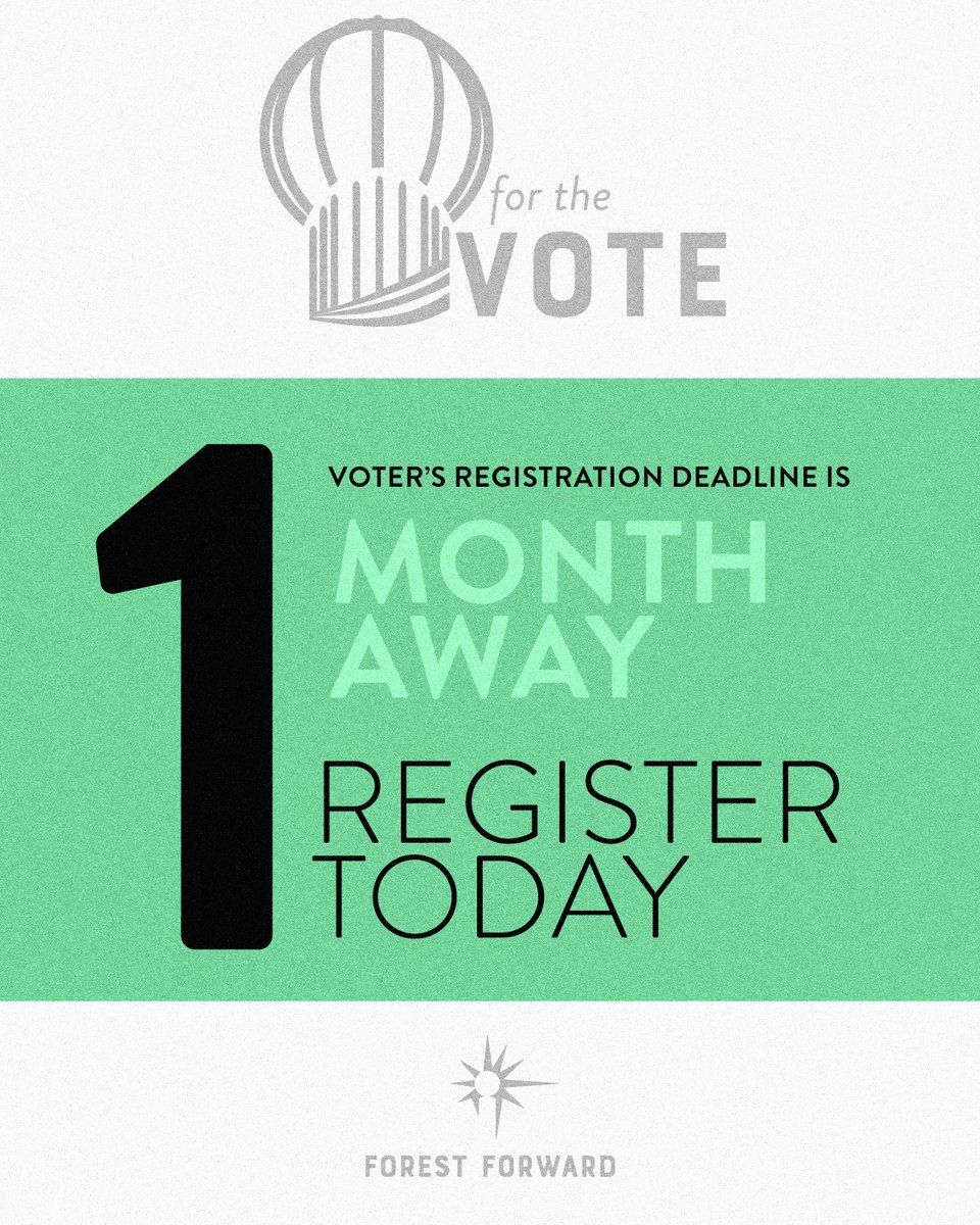 We are less than 1 month away from the last day to register to vote which is October 7th! 

Click the link below for registration resources: votetexas.gov/register-to-vo…