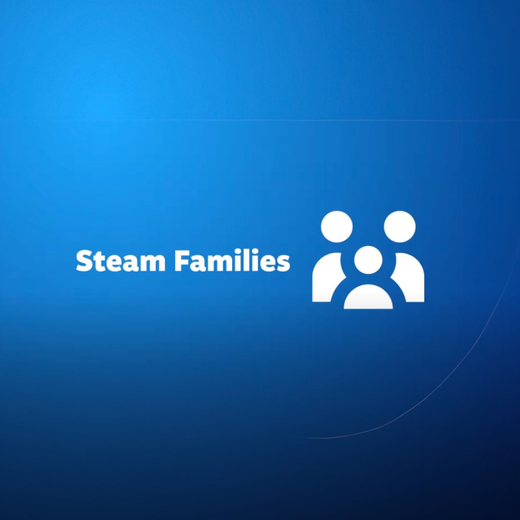 Dexerto's tweet photo. Steam Families officially launches today

- All games are automatically shared between family members

- If a family member is banned from playing your game online, you will also be banned

- You can be removed from a family

- This replaces both Steam Family Sharing and Steam Family View

- If you choose to leave a family, you must wait 1 year (from when you joined the previous family) before joining or creating a new one