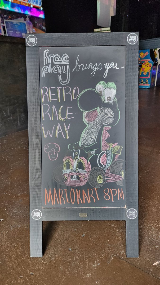 Freaks Tournaments (@freakstx) on Twitter photo We are revving those engines up at <a href="/FreePlayArcade/">Free Play Arcade</a> Dallas tonight with another week of Retro Raceway
Free to enter with purchase of venue fee
6pm Friendlies
7pm Random racing game side bracket
8pm Mario Kart 8 Deluxe
Sign up at the venue! We are revving those engines up at <a href="/FreePlayArcade/">Free Play Arcade</a> Dallas tonight with another week of Retro Raceway
Free to enter with purchase of venue fee
6pm Friendlies
7pm Random racing game side bracket
8pm Mario Kart 8 Deluxe
Sign up at the venue!