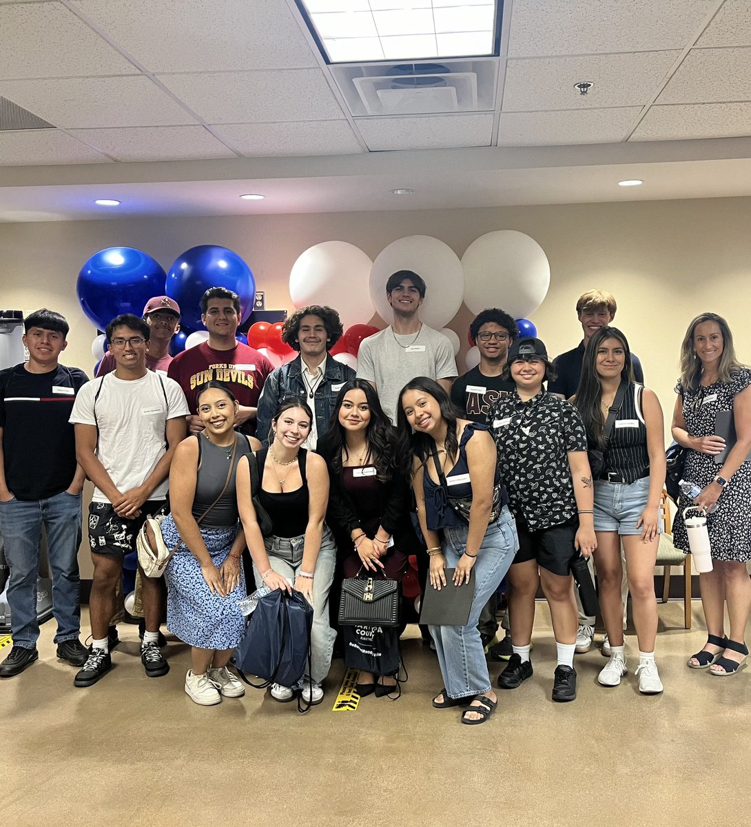 Gina Woodall (@gswoodall) on Twitter photo <a href="/ASU_SPGS/">School of Politics and Global Studies</a> Early Start met with the amazing team at <a href="/MaricopaVote/">Maricopa County Elections</a> for a tour and engaging Q and A. They were shocked at how transparent and systematic the process is. These first time voters are #ballotready! Thank you so much. <a href="/ASU_SPGS/">School of Politics and Global Studies</a> Early Start met with the amazing team at <a href="/MaricopaVote/">Maricopa County Elections</a> for a tour and engaging Q and A. They were shocked at how transparent and systematic the process is. These first time voters are #ballotready! Thank you so much.