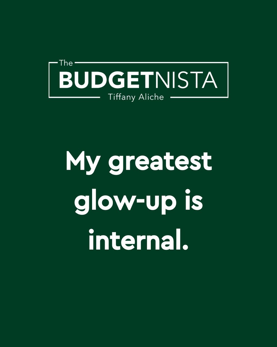 The best kind of glow-up isn’t what you see on the outside—it’s the inner work that shines the brightest.✨

Take some time to pursue the things that fill your cup. Learn a new skill, find a new hobby—whatever it is, just make sure it adds to your life and doesn’t take away from