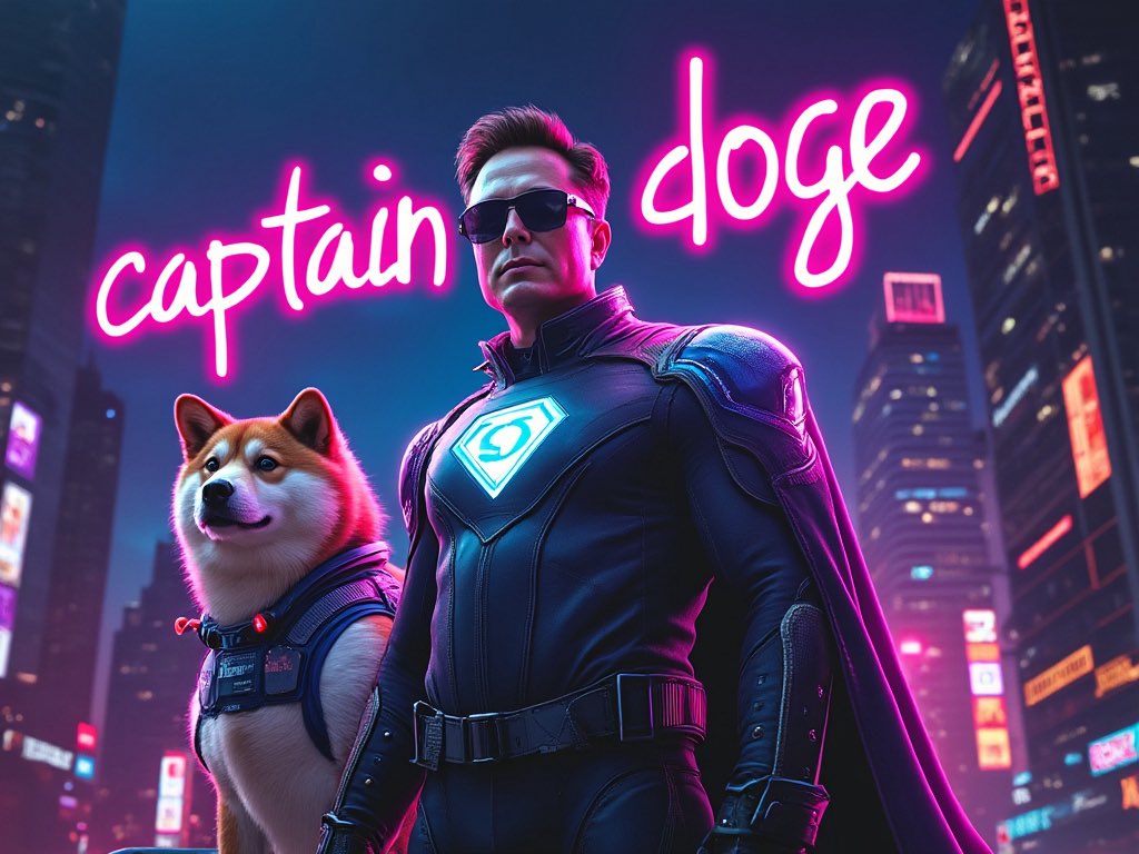 Geekube's tweet photo. @cb_doge I present you #CaptainDoge aka Elon Musk 🇺🇸 https://t.co/Jb5vQb34uj
