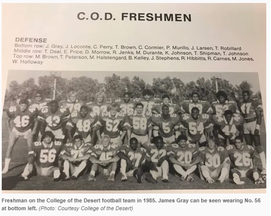 COD_Athletics's tweet image. TODAY! 🏈 The @CollegeOfDesert Athletics family honors the sacrifices of #September11th made by 2 COD #Football alums, Daniel Suhr and James Gray. Photos courtesy of @DesertSunSports Thank you to the writer, Denise Goolsby. 🏈 desertsun.com/story/news/201…