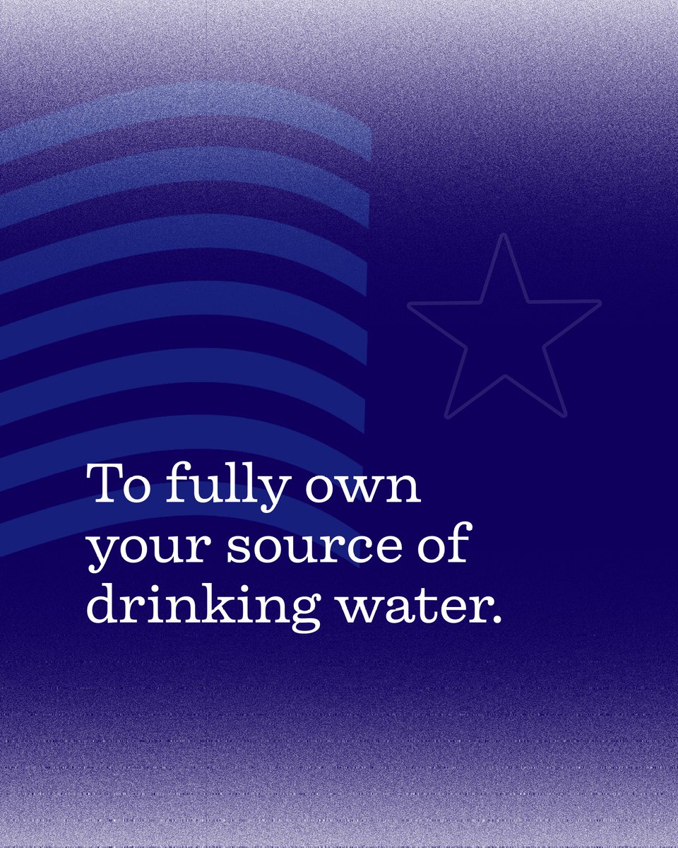 It's not a pipedream. We're working toward a future where everyone owns their supply of drinking water. 

With SOURCE® Hydropanel®, communities &amp; homes across the U.S. can now secure access to their daily water with just sunlight, air, &amp; efficient, durable technology. #solar