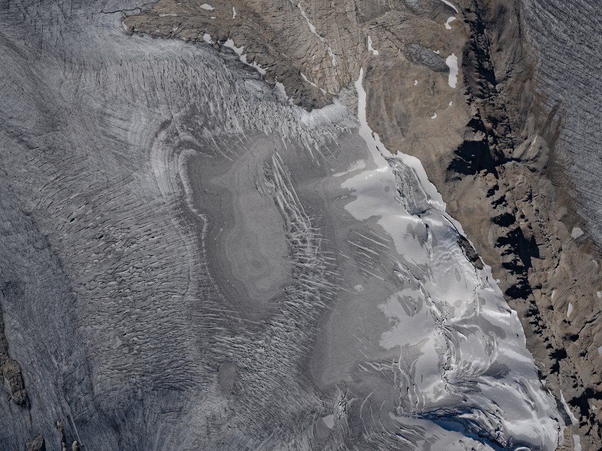 Brian (@brianmenounos) on Twitter photo Just starting to process our Autumn 2024 ACO lidar/ortho imagery. For Peyto Glacier, not much accumulation zone this year. Brightest snow from late Aug snowfall, darker zones this year's retained snow. Dark, shrinking firn not good for glacier health. Just starting to process our Autumn 2024 ACO lidar/ortho imagery. For Peyto Glacier, not much accumulation zone this year. Brightest snow from late Aug snowfall, darker zones this year's retained snow. Dark, shrinking firn not good for glacier health.