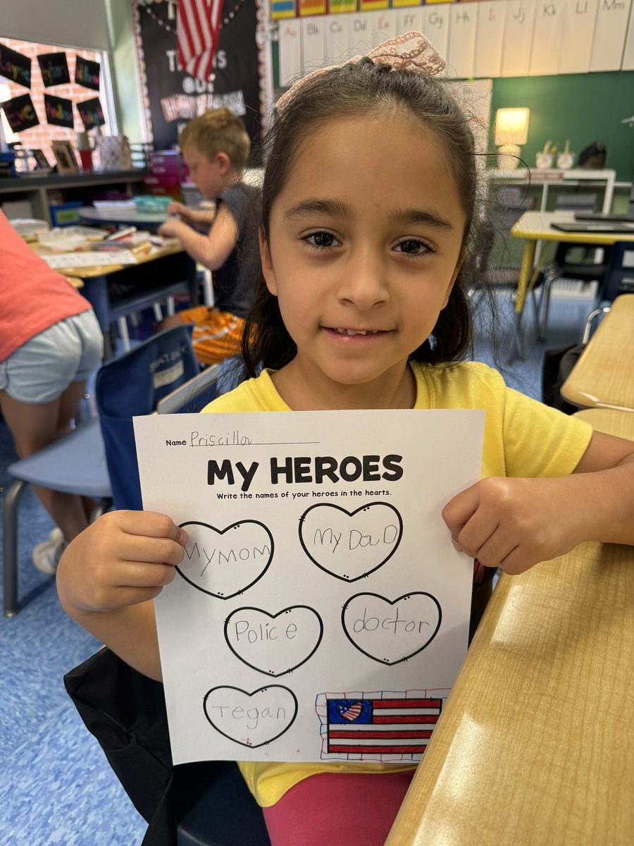 Honoring 9/11 by discussing what makes a hero and thinking of all the heroes in our lives. ❤️💙🇺🇸 #MahwahConnects #GWGratitude