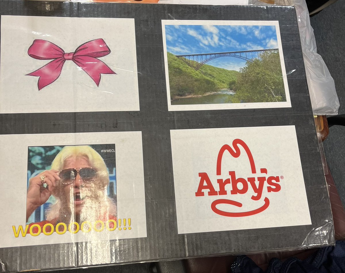 I did a story in Aug. on Meadow Bridge’s Kaiden Sims. He noted his Arby’s pregame meal fueled a 402-yd gm v. Clay-Battelle. Coach Dwayne Reichard showed comedic brilliance with this play-calling board from a win  vs. Pocahontas County. It worked. Sims had 304 yds, 3TD. 
#wvprepfb