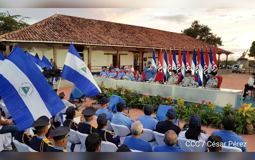 En San Jacinto: "se defendió la dignidad de la Patria, la soberanía de la Patria, la soberanía de la región centroamericana, de las naciones centroamericanas" Cmdte DOS, 2019. #AmoraNicaragua
#OrgulloDeMiPais