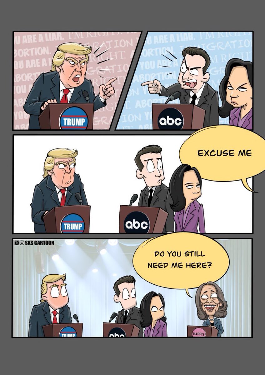 This was last nights Debates. 3 vs 1.