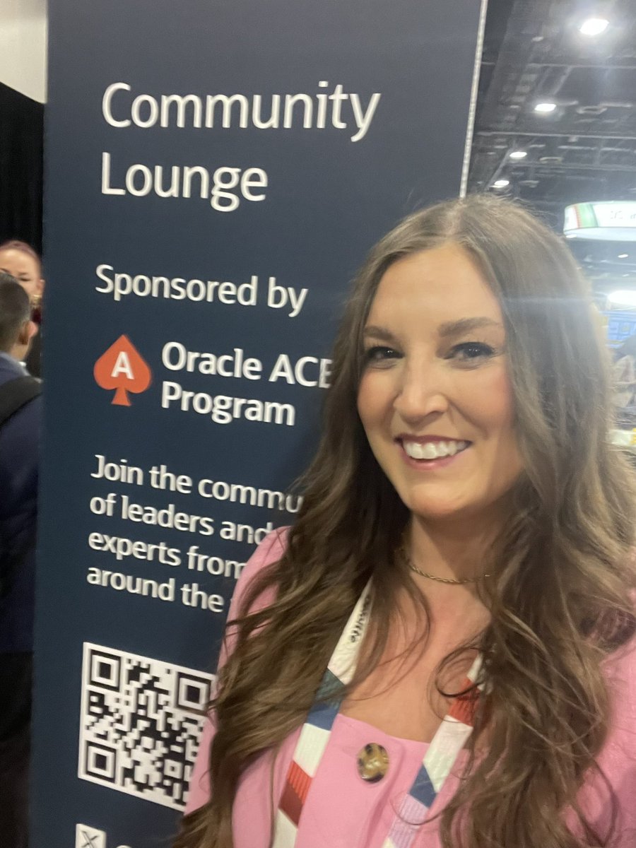 Oracle_Barbie's tweet image. come visit the Oracle Ace Lounge on the back left side of the expo hall to learn about how to join the @oracleace program and meet all the ACES! We&apos;d love to chat with you!

#oracle #ocw #ocw24 #cloudworld @CloudWorld