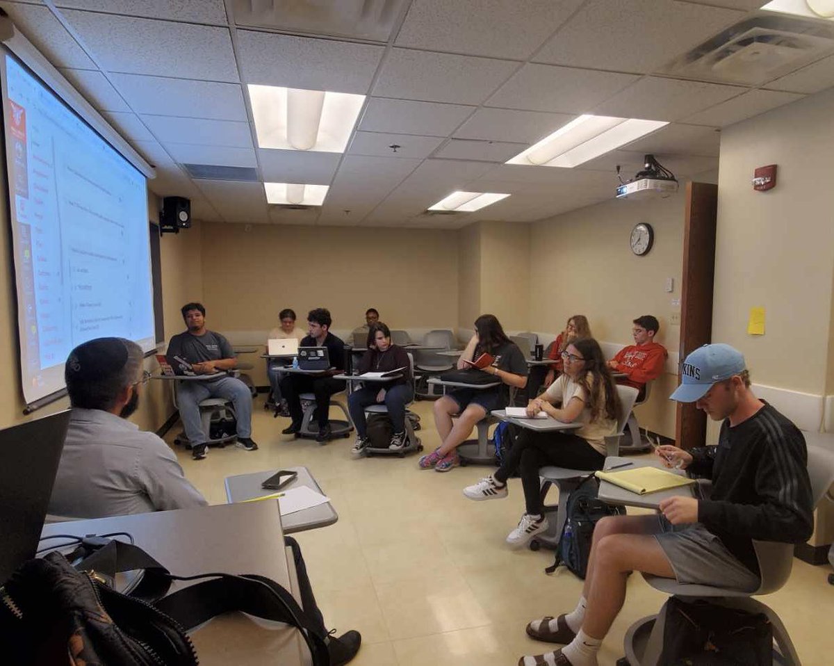 I was honored to teach a class at <a href="/BallState/">Ball State</a> on Judaism! Thank you <a href="/GalitGertsenzon/">Dr. Galit Gertsenzon</a> for arranging.