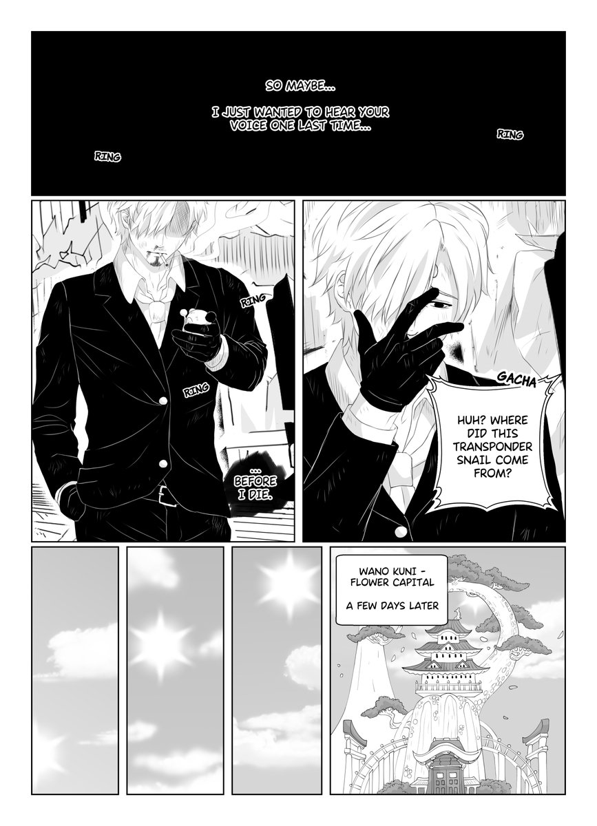 aari_arts's tweet image. What if... on Onigashima, #Sanji starts to realize his feelings for #Zoro?

The 7 pages of this #ZoSan Comic became 9 in the end, I hope you like it! The other pages are in the comments. 🙃

#onepiece
