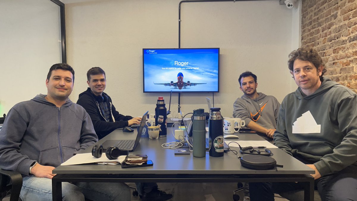 From <a href="/TechstarsMIA/">Techstars Miami Powered by J.P. Morgan</a>  to our new office! This week, we have been working hard with mentors and <a href="/Techstars/">Techstars</a>  program managers on the future of #aviation and how to use #AI to make a significant impact on airline operations!!