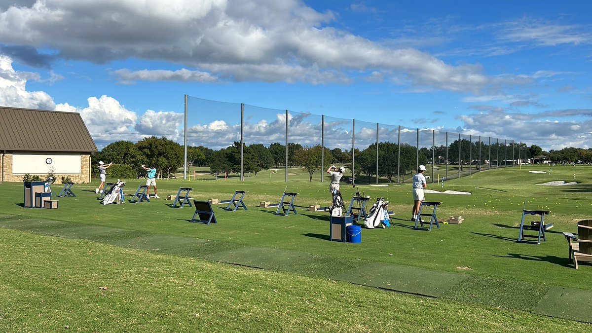 Friars getting some practice in on a beautiful day!