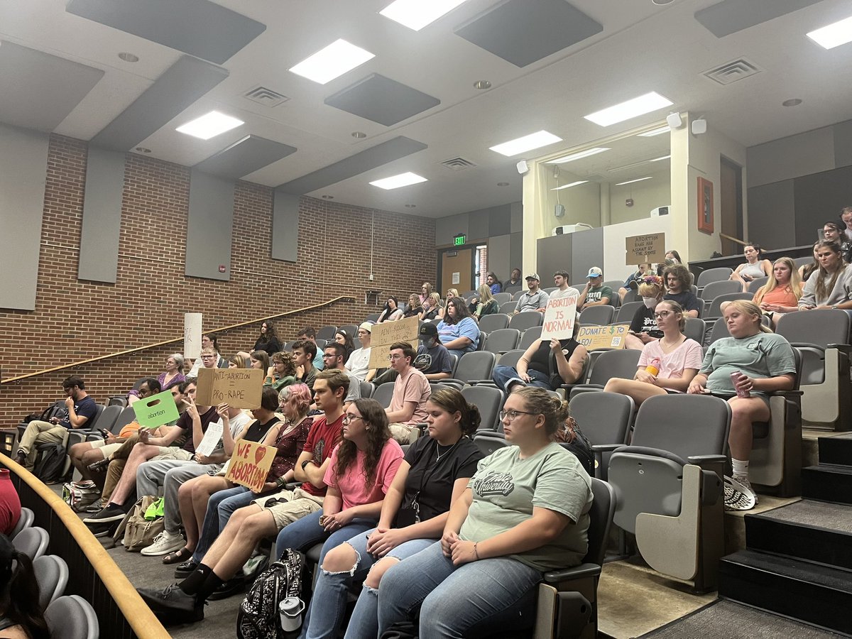 The “Make Abortion Illegal Again”  event has filled the majority of Morton 237.