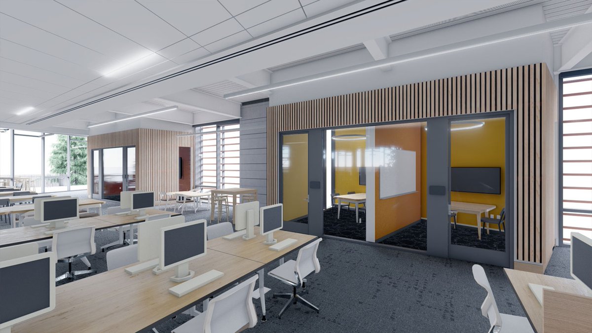 Curious what we're planning for the Laney College campus? Check out this rendering of the Laney College Learning Resource Center! Learn more about this project and many more on the BuildPERALTA website. Conceptual rendering courtesy of Noll &amp; Tam Architects