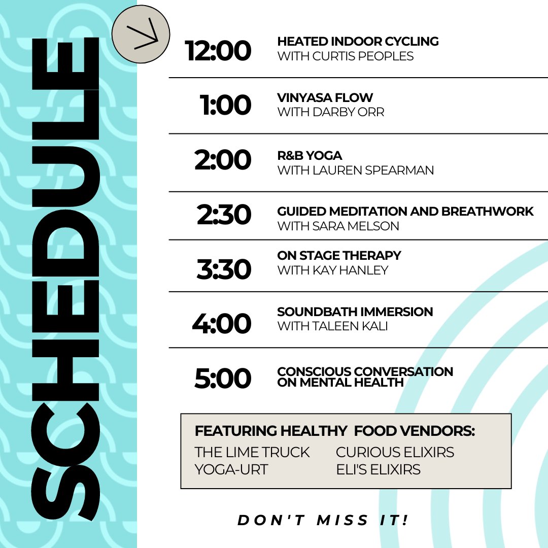 Sat 10/5 - Welcome to the SONA Foundation's inaugural wellness festival, a day dedicated to nourishing songwriters in body, mind, and creative soul. Tickets: found.ee/TSFwellnessfest
