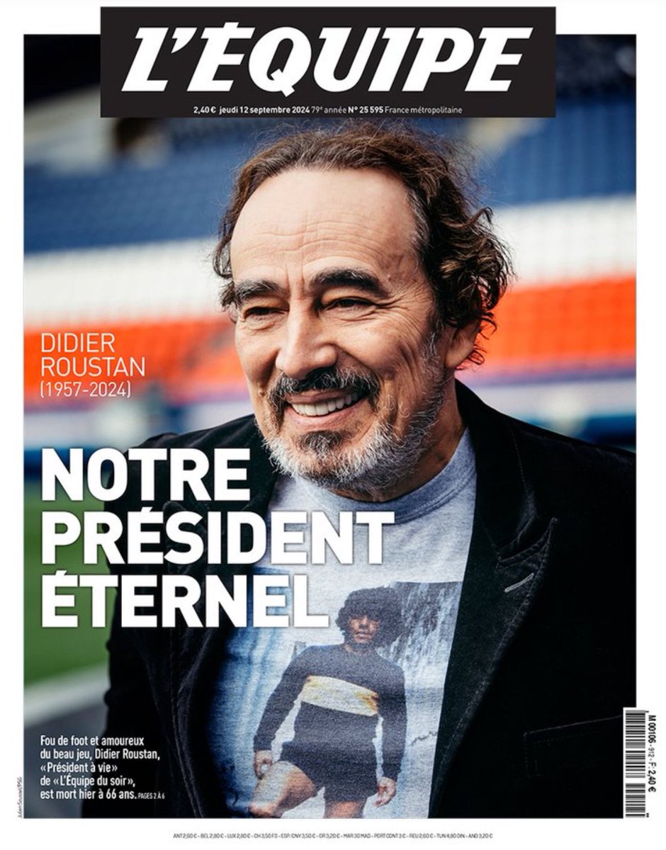 Didier Roustan est parti. Quelle tristesse…