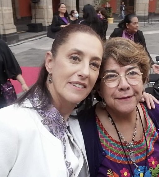 RocioBarcenaM's tweet photo. Agradezco el honor de ser nombrada por la presidenta electa @Claudiashein como subsecretaria de desarrollo democrático, participación social y asuntos religiosos bajo el liderazgo de @rosaicela_  en @SEGOB_mx pondré todo mi empeño para estar a la altura de tan ejemplares mujeres https://t.co/LsmEgI70pa