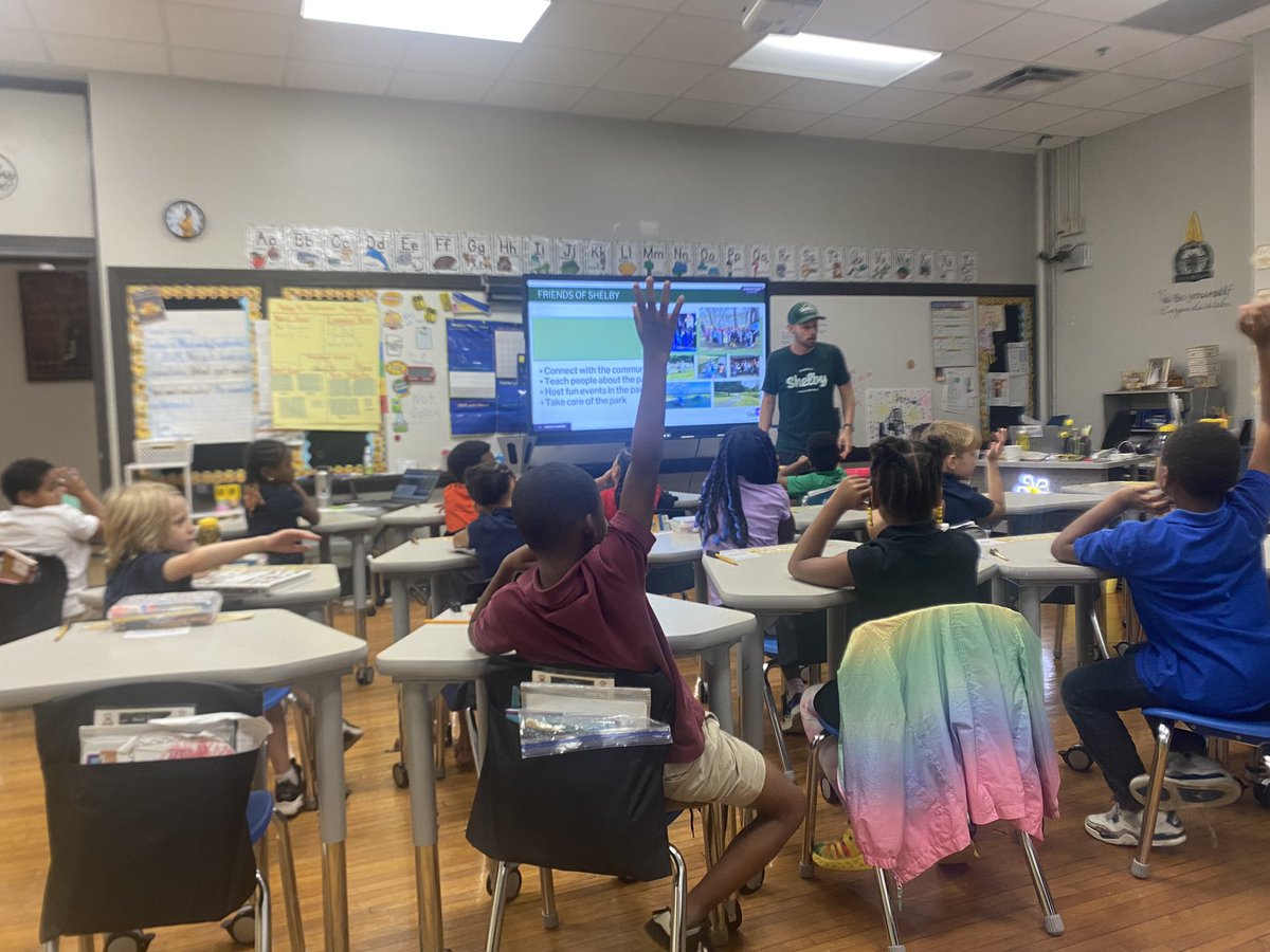 We had an amazing in-house field trip today with Friends of Shelby Park &amp; Bottoms! 🌳🌧️ Our 2nd graders explored the geography of Shelby Park and learned how rain shapes the land. Such a fun and educational day! #WarnerElementary #ShelbyPark #HandsOnLearning #STEAM