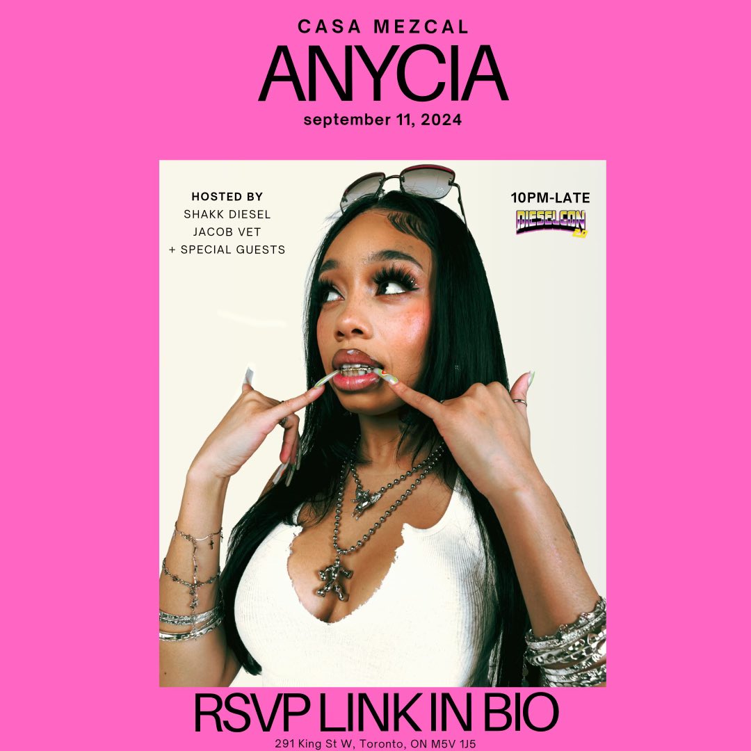 Anycia Toronto Tonight
partiful.com/e/24HDtZW1hsJ7…