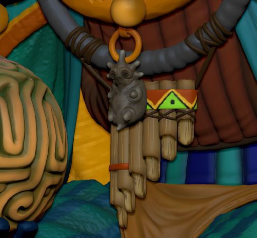 Here are some closeup to a few details of my concept The Riftwalker created entirely on the new ZBrush for iPad app! more renders here: buff.ly/4goDiNB #ZBrushForiPad #ZBrushipad @Maxonzbrush