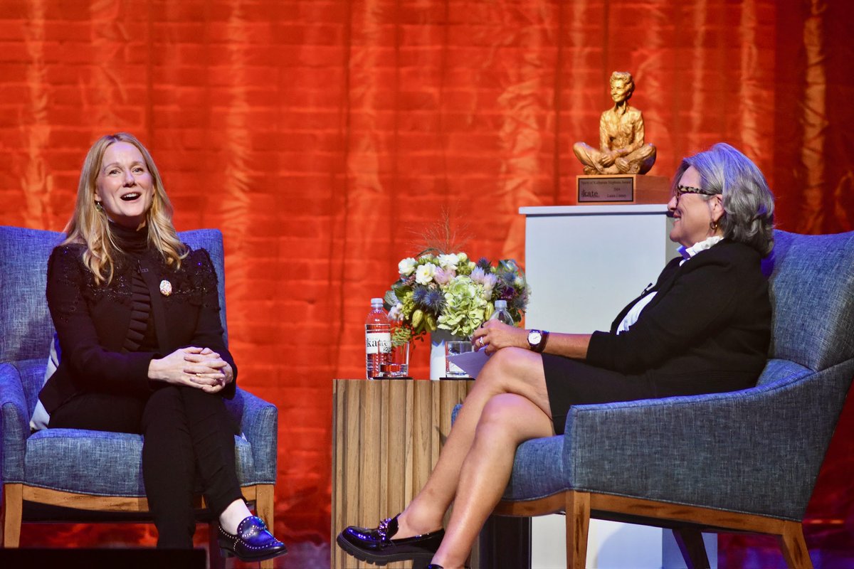 We were thrilled to honor #LauraLinney with the 9th annual Spirit of Katharine Hepburn Award at our recent Gala. Congratulations Laura! #spiritofkatharinehepburn #thegreatkate