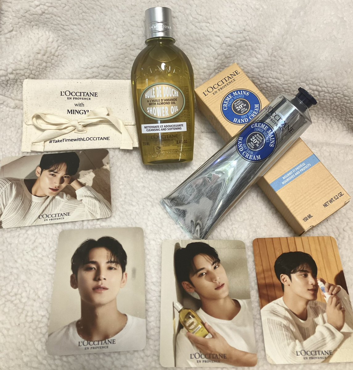 Min9yu_hani17's tweet image. L&apos;OCCITANE with MINGYUキャンペーン行ってきた🐶🖤ミンギュカッコいい~~💛
ツルツルなるようケアします🫧🫧
お礼参りとあと2公演もお願いしてきた🥺大好きなお友達と行けたら嬉しいな🫶

 #TakeTimeForYourself
#MINGYU