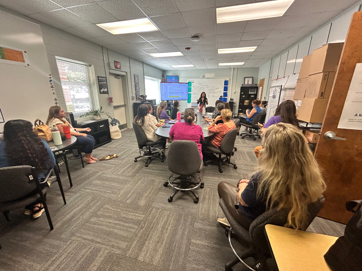 Benton Heights ESA (@bentonheightses) on Twitter photo Teachers as leaders in action- staff learning from staff through our monthly mini-PD sessions: tech tips, CHAMPS strategies for attn getters/transitions, and supporting all learners in oral language communication. #BetheBest <a href="/UCPSNC/">Union County Public Schools</a> <a href="/AGHoulihan/">Andrew G. Houlihan</a> <a href="/aestinch/">Amanda Stinchcomb</a> <a href="/boatcandice/">Candice Boatright</a> Teachers as leaders in action- staff learning from staff through our monthly mini-PD sessions: tech tips, CHAMPS strategies for attn getters/transitions, and supporting all learners in oral language communication. #BetheBest <a href="/UCPSNC/">Union County Public Schools</a> <a href="/AGHoulihan/">Andrew G. Houlihan</a> <a href="/aestinch/">Amanda Stinchcomb</a> <a href="/boatcandice/">Candice Boatright</a>