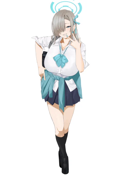 #ブルアカ 制服アスナ 