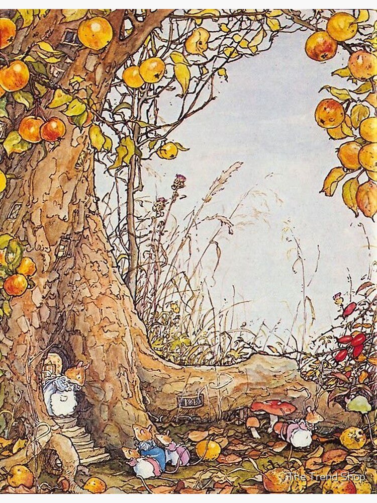 when autumn arrives in the tiny world of Brambly Hedge…