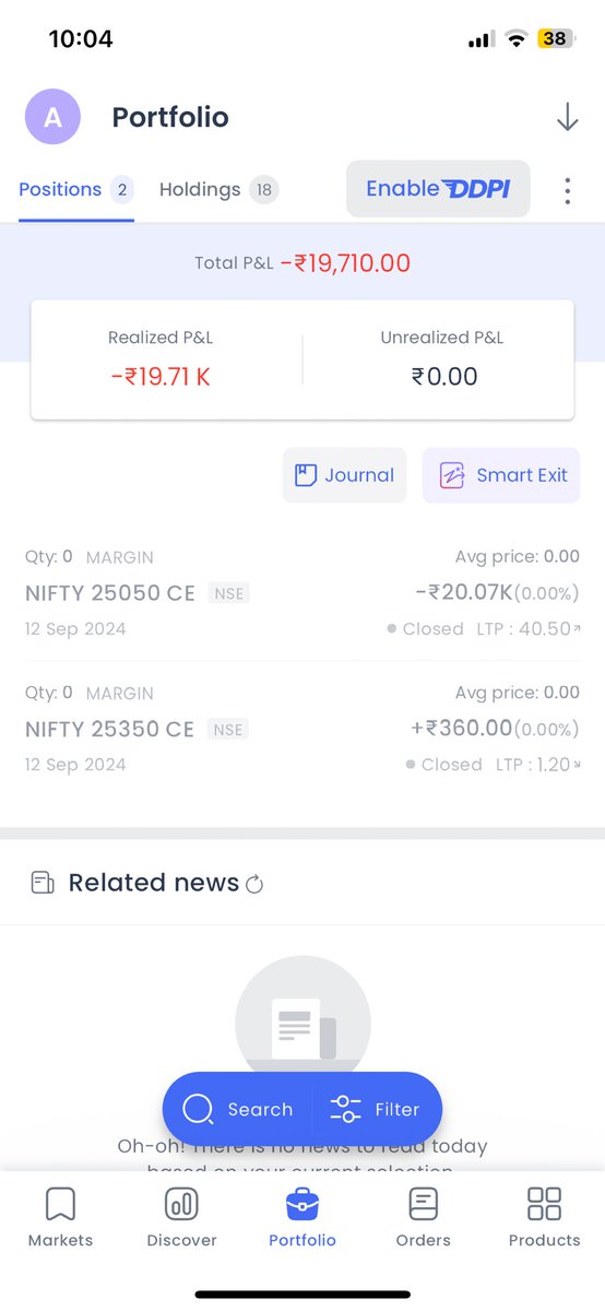 tradeswithjames's tweet photo. #nifty takes me out in 4 mins!!!

If my SL is getting triggered, this is how I like.. rather than giving me hope till the end of day only to hit the SL 🤷‍♂️ https://t.co/2VjmNfAElg