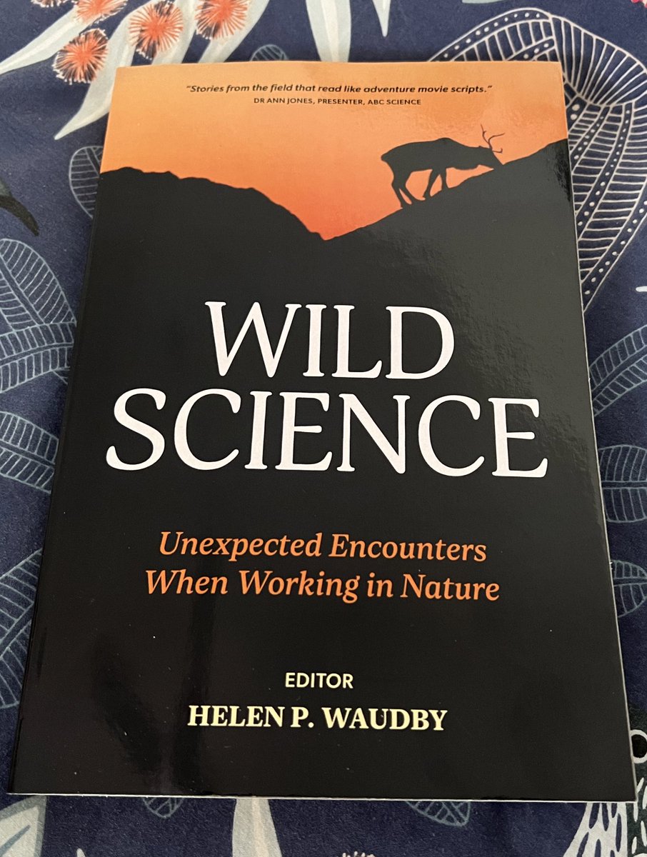 EuanRitchie1's tweet photo. So exciting! 🥳 I’ve got a copy of @HPWecology’s new book, Wild Science! 

Thanks so much for inviting me to contribute, Helen!

My story, The Big Roo Count: kangaroos, kids and calamity. 

#Molly approves! https://t.co/jqxUovONQT
