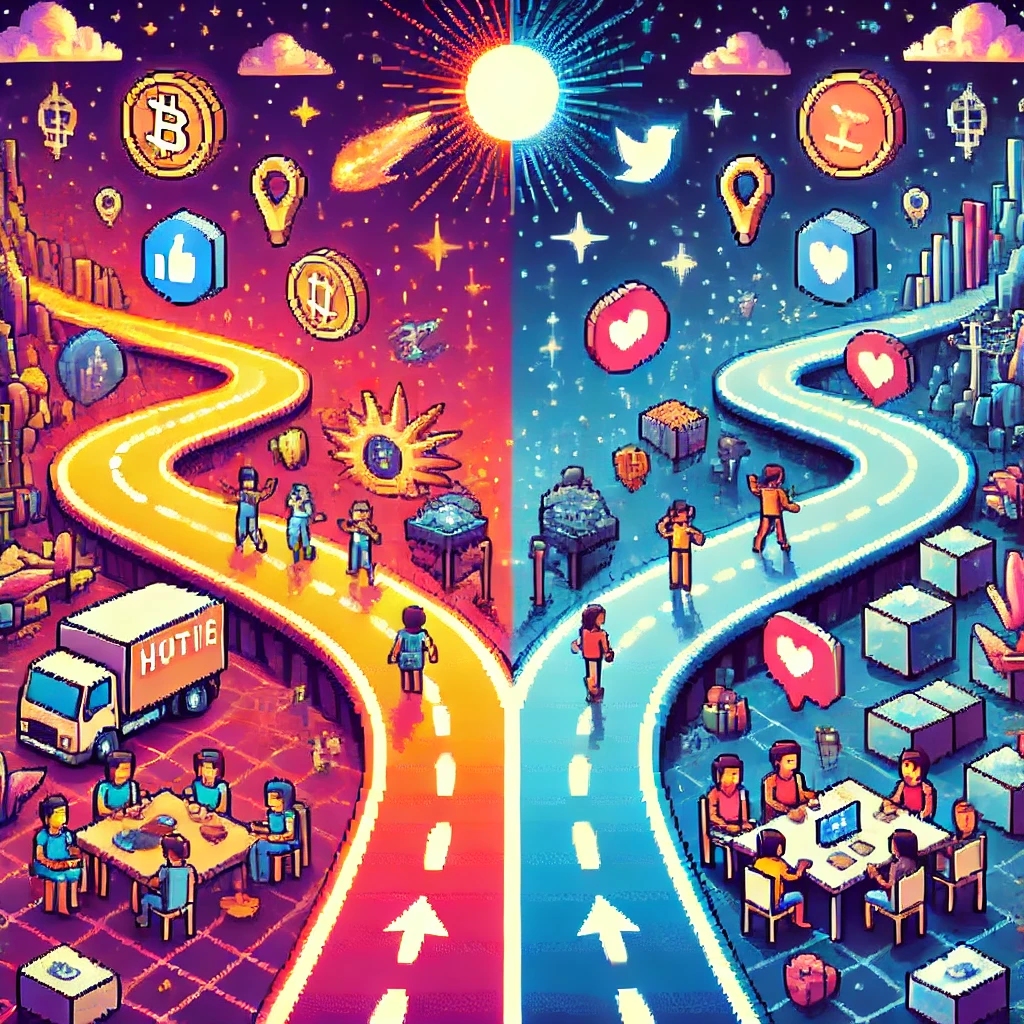 BlockPR_net's tweet image. When launching your Web3 project, consider your marketing approach. Will you create quick buzz with flashy campaigns or focus on building a loyal community? Sustainable growth comes from genuine connections. Ready to transform your strategy? Let’s collaborate! #Web3Strategy