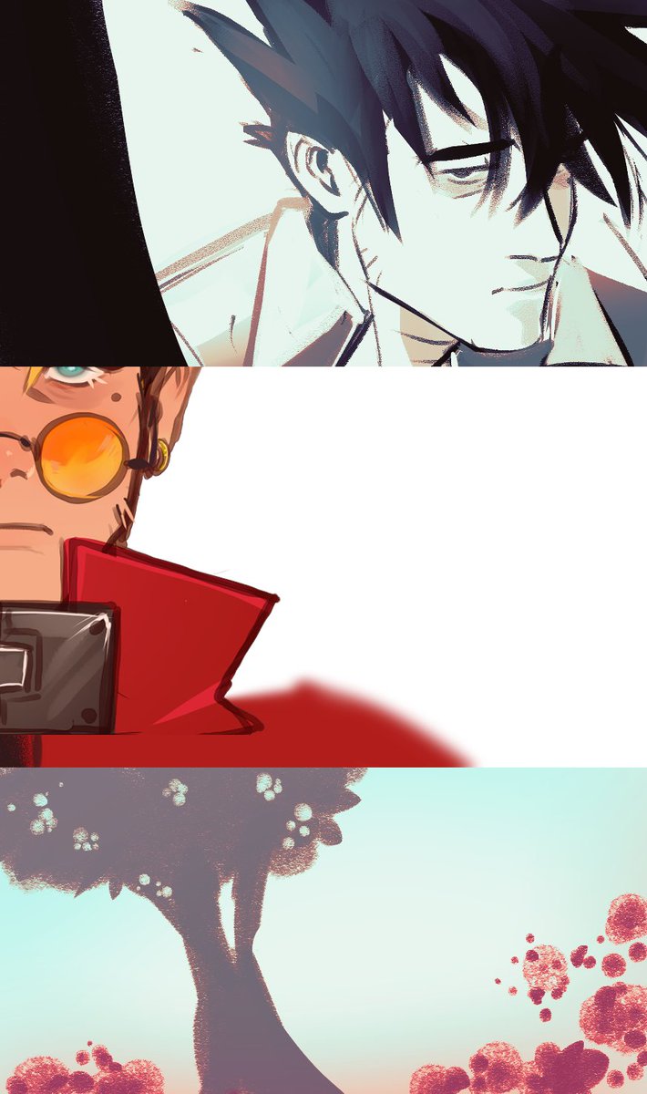 It does work :D i just forgot to say you have to click through each image here for a surprise :D #trigun