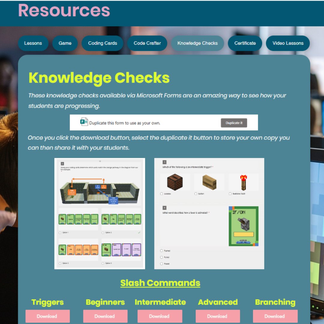digitalrichards's tweet image. 🖥️ bit.ly/digitalrichards Our FREE coding resources are here for you.
Dive into lessons, watch video tutorials, take knowledge checks, and earn certificates!
#MinecaftEdu #MinecraftEducation #MinecraftCoding