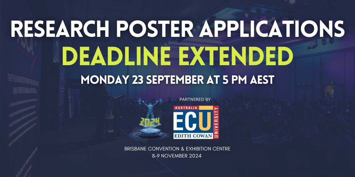Deadline Extended - Due to numerous requests, the ASCA has extended the submission date for Research Posters to Monday 23 September at 5 PM AEST

SUBMIT YOUR RESEARCH HERE lnkd.in/gKNE3tDG