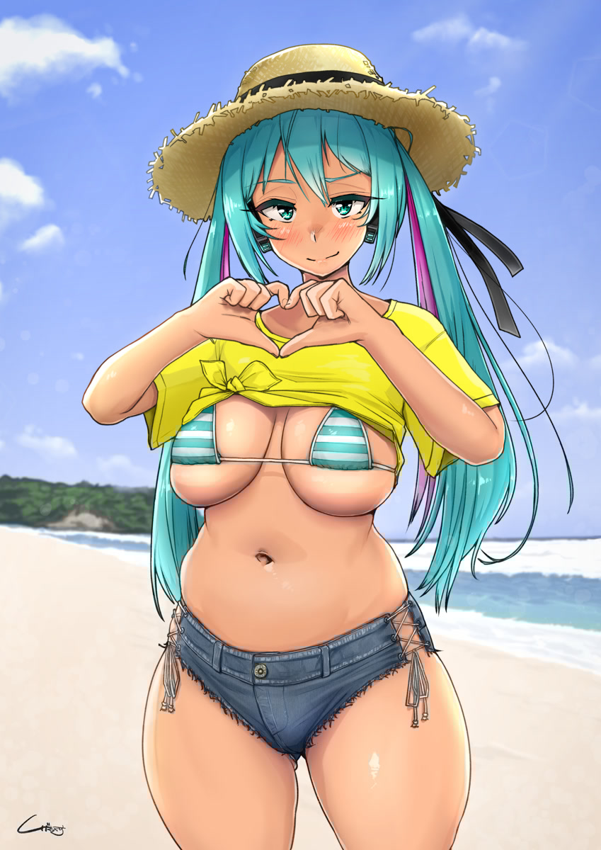終わらぬ夏の初音ミク👙 