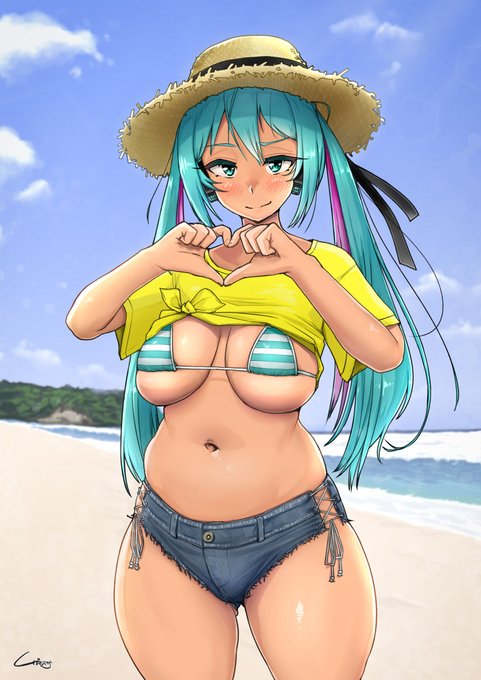 終わらぬ夏の初音ミク👙 