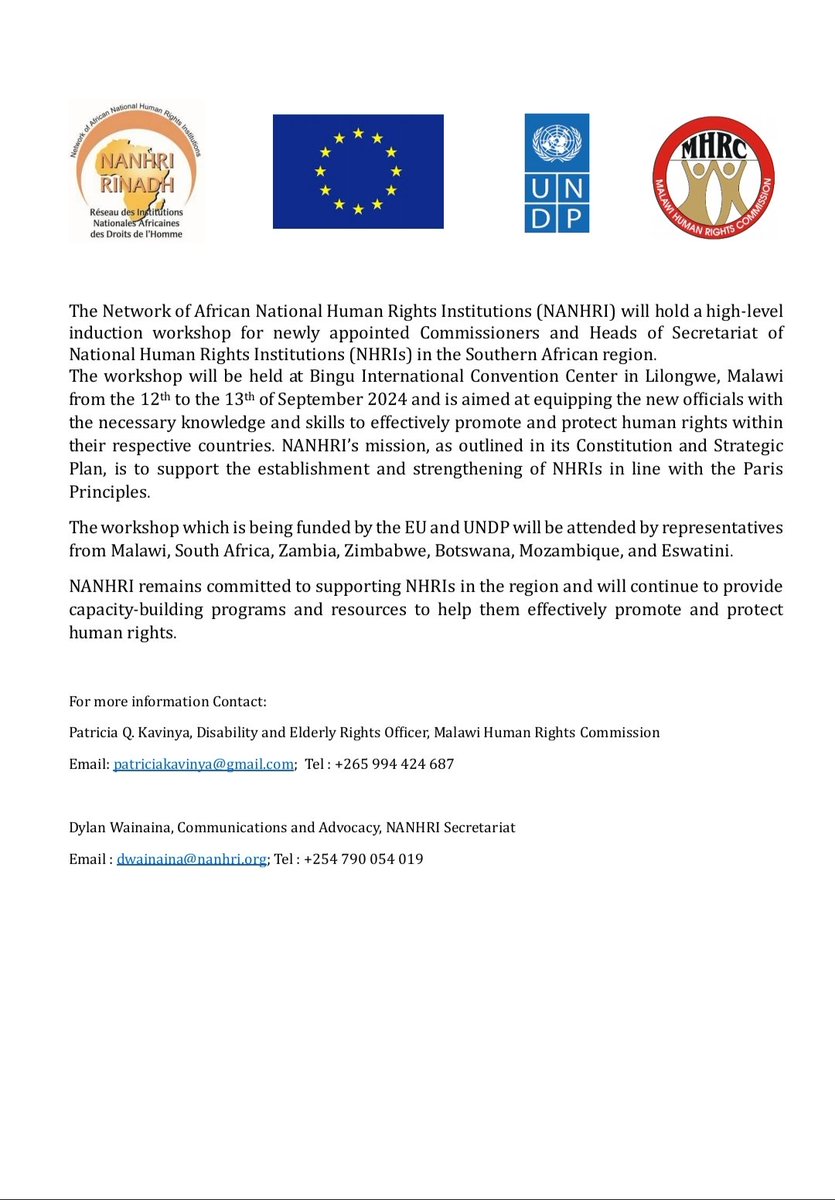 Malawi Human Rights Commission tweet media
