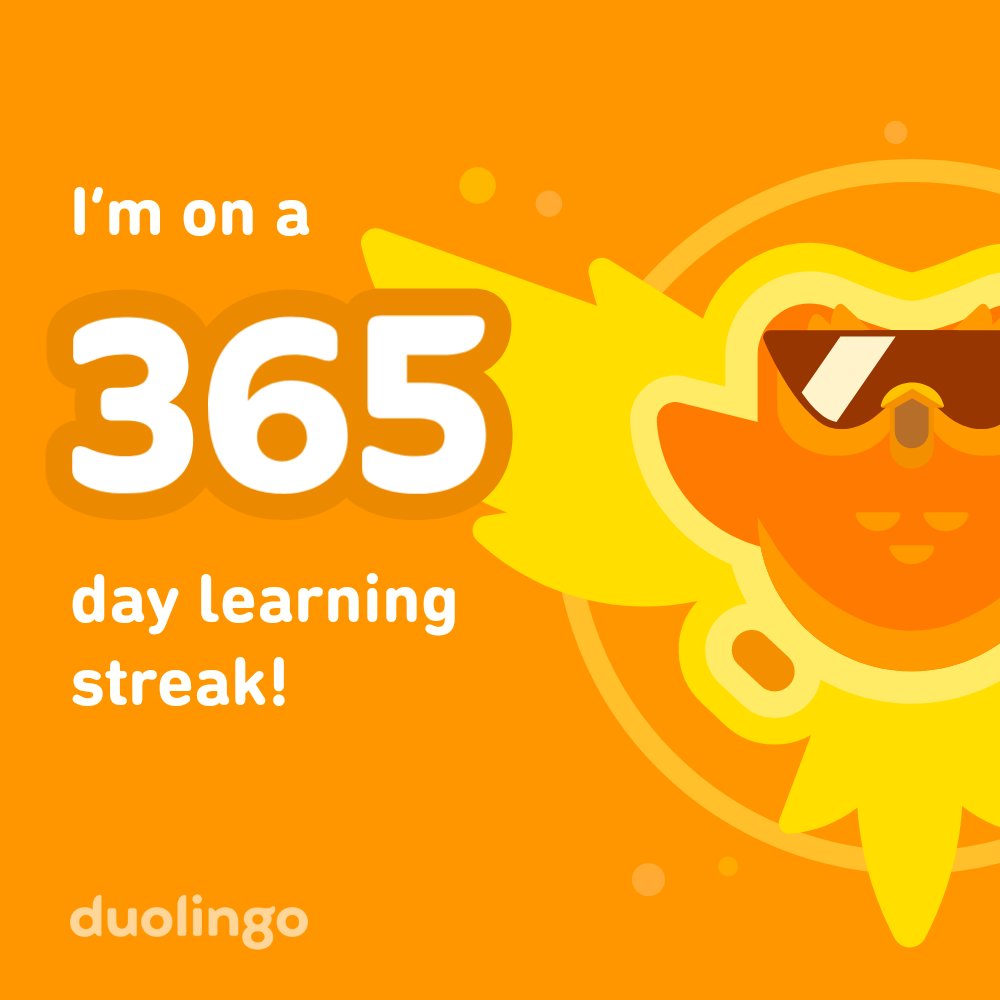 Un ano con Duolingo ;-) invite.duolingo.com/BDHTZTB5CWWKS3…