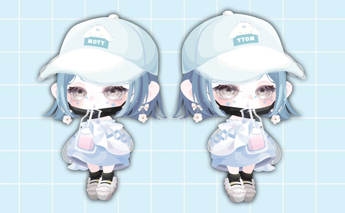 me_pokekoro's tweet photo. ☁💙🖤

#ポケコロ13周年 https://t.co/x9SLxIlkF8