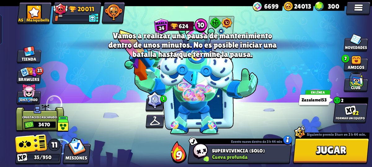 Casi no juego y cusndo quiero no se puede.... 😂