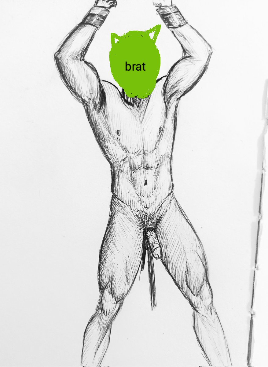 insipidsight's tweet photo. Practicing a new posture

#bondage #malebody #sketchbook https://t.co/iGylIa3fhx