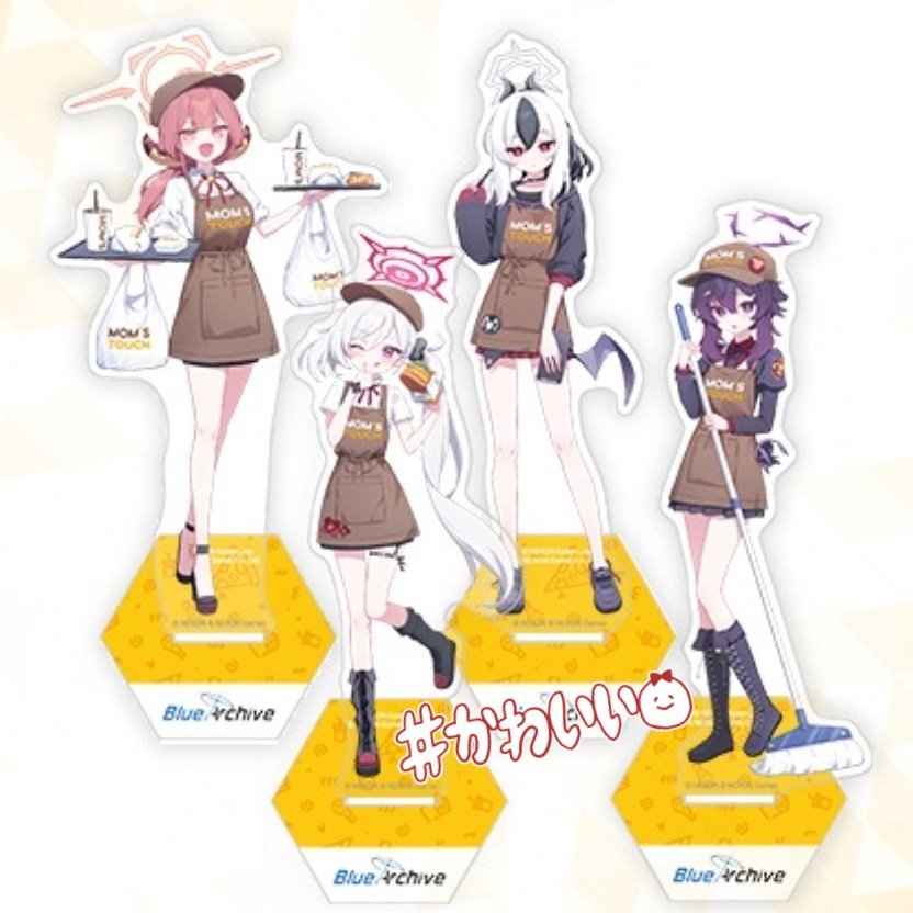 【韓国限定】ブルーアーカイブ マムズタッチコラボ アクリルスタンドセット Amazon.co.jp: 正規品 韓国限定 ブルアカ マムズタッチコラボ アクリル