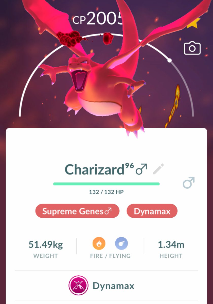 Loving the new Dynamax Models🔥
_________________________
#dynamax #pogo #pokemon #pokemongo #charizard