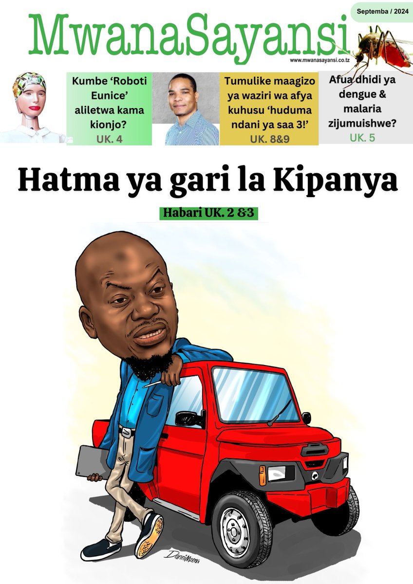 MwanaSayans's tweet photo. Gazeti lako la MwanaSayansi  liko tayari.

⤵️Unaweza kulisoma kupitia App ya @rifaly_ bure. Toleo hili limejikita zaidi kwenye teknolojia na afya. 

Link: https://t.co/VobU3jgfMO

Tuna andaa toleo la Octoba ambalo utaweza kulisoma mtandaoni na mtaani. 🗞️ https://t.co/LrH3AG1dJz